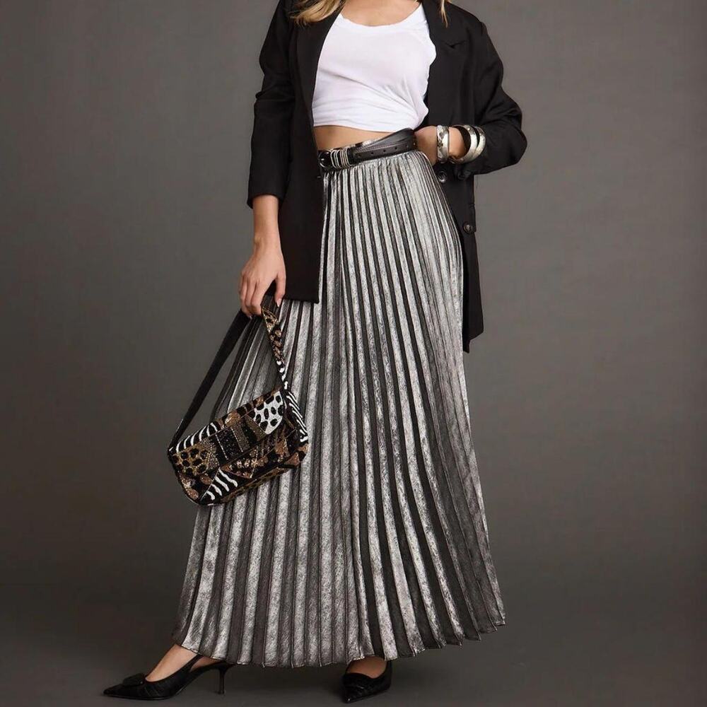 12th tribe gunmetal pleated